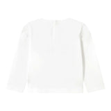 Mayoral Shirt Girocollo Tinta Unita con Stampa per Neonata 1050 BIANCO MAYORAL 