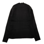 JOHN RICHMOND maglia mezza collo tinta unita con applicazioni Nero per Bambina RGA24080MA NERO JOHN RICHMOND 