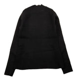 JOHN RICHMOND maglia mezza collo tinta unita con applicazioni Nero per Bambina RGA24080MA NERO JOHN RICHMOND 