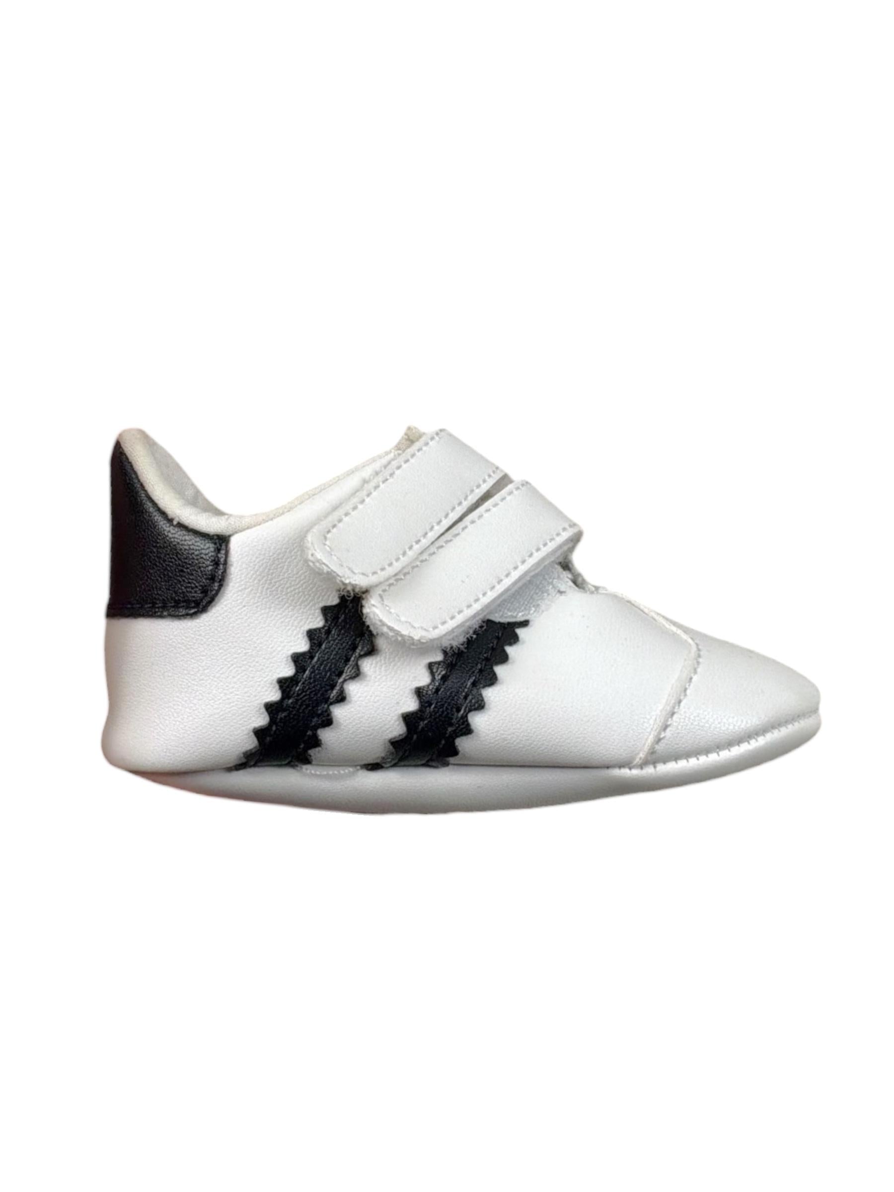 Le Bebe' Sneakers Modello Morbido Tinta Unita con Strappi per Neonato LBB4094 BIANCO LE BEBE' 