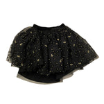 LIU JO gonna tinta unita fantasia floreale Nero per Bambina KF4104 NERO LIU JO 