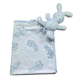 Le Bebe Coperta Tinta Unita con Pupazzo per Neonato LBB5254 BIANCO LE BEBE 