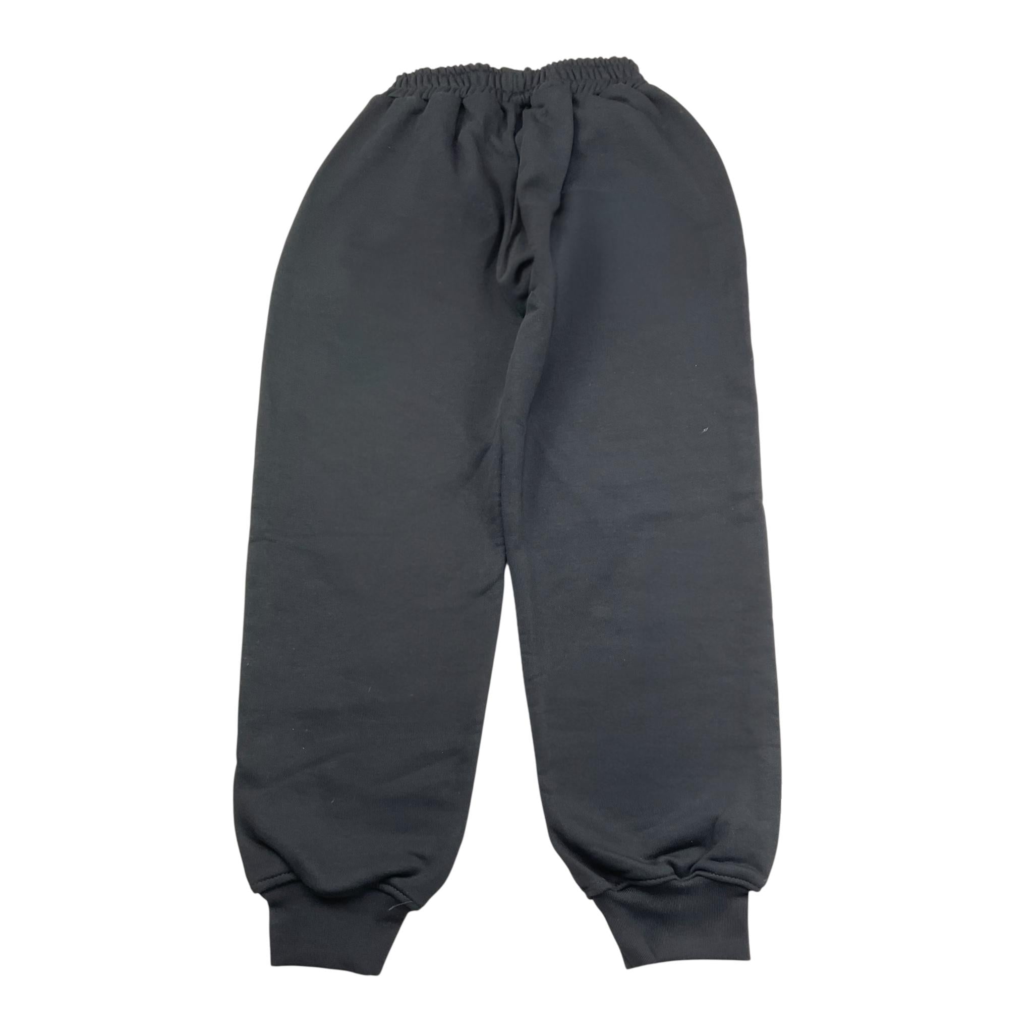Icon Pantalone Modello Tuta Tinta Unita con Stampa per Bambino IBSP0064802 NERO ICON 