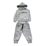John Richmond Completo 2 Pezzi Felpa-Pantalone Tinta Unita per Neonato RIP26007CE GRIGIO JOHN RICHMOND 