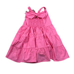 M+E' Abito tinta unita con Applicazione Fiocco Rosa per Bambina UE1709XX ROSA M+E' 