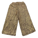 VICOLO pantalone tinta unita modello palazzo con paillettes Oro per Bambina 3141P000173 ORO VICOLO 