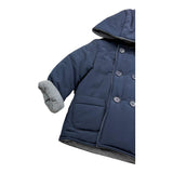 IL GUFO giubbino tinta unita cn cappuccio Blu per Neonato A22GM023N0001 BLU IL GUFO 