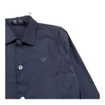 Emporio Armani Camicia Manica Lunga Tinta Unita per Bambino 8N4C09 BLU EMPORIO ARMANI 
