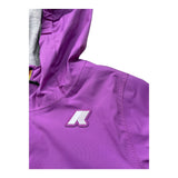 K-Way Giubbino Tinta Unita con Zip E Cappuccio per Bambina K2148NW VIOLA K-WAY 