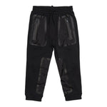 DSQUARED2 pantalone modello tuta tinta unita con stampa Nero per Bambino DQ1928 NERO DSQUARED2 