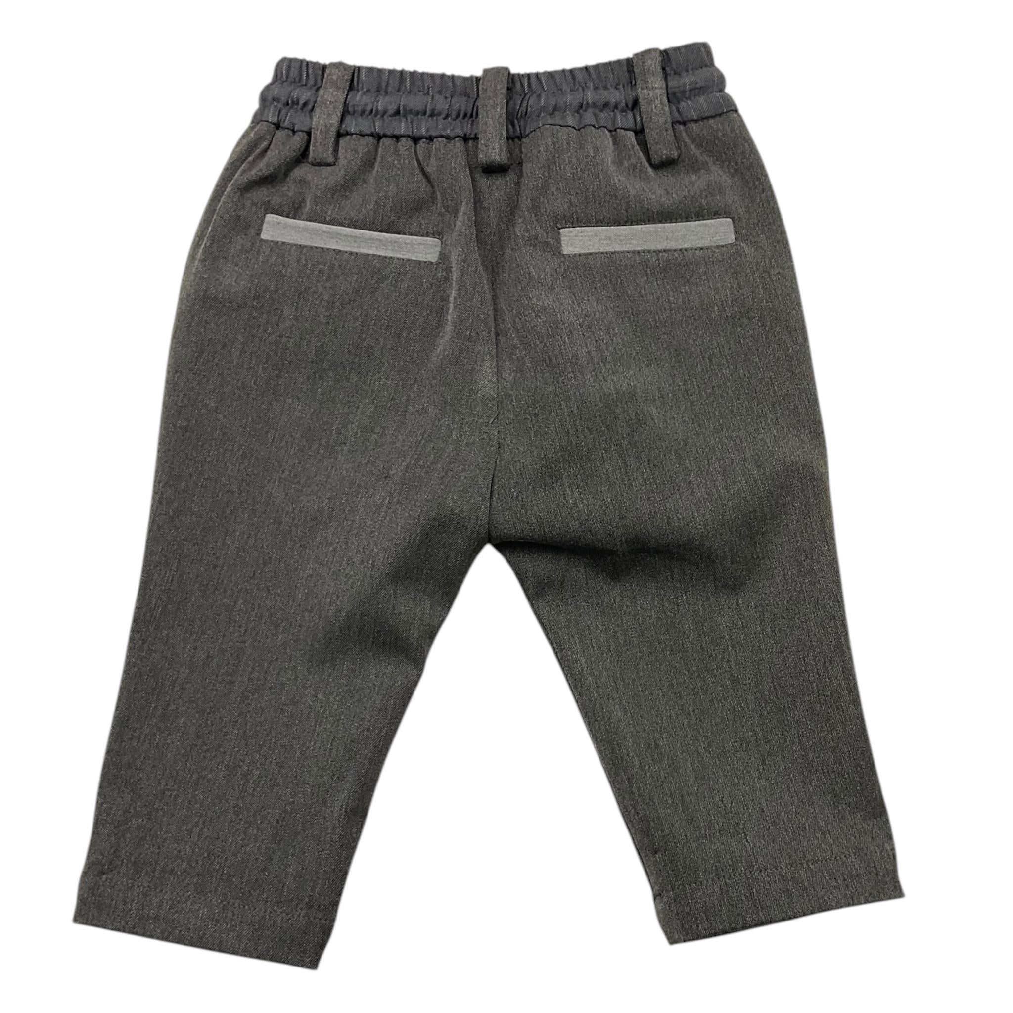 JOHN RICHMOND pantalone tinta unita con elastico in vita Grigio per Neonato RIA25062PA GRIGIO JOHN RICHMOND 
