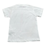 Cesare Paciotti T-Shirt Girocollo Tinta Unita con Stampa per Neonato TSP4119BN BIANCO CESARE PACIOTTI 