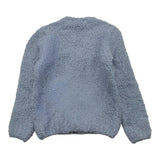 I'M BRIAN maglia tinta unita girocollo in teddy Blu per Bambino MA3013J BLU I'M BRIAN 