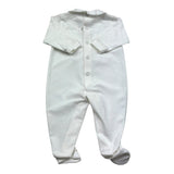 I Delfi Tutina Manica Lunga Tinta Unita per Neonata 25P5100 BIANCO I DELFI 