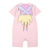 Stella Mccartney Pagliaccetto Mezza Manica Tinta Unita con Stampa per Neonata TWA021 ROSA STELLA McCARTNEY 