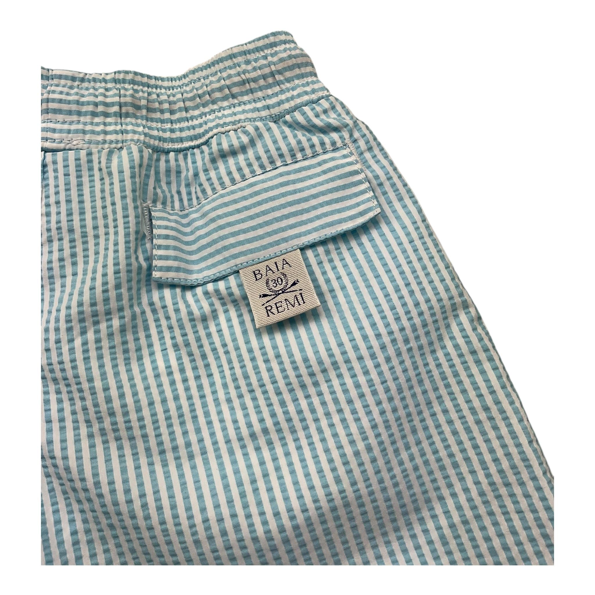 Baia30Remi Costume Fantasia A Righe per Bambino DATTILOO AZZURRO BAIA30REMI 