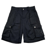 John Richmond Bermuda Tinta Unita con Elastico In Vita per Bambino RBP26046BE NERO JOHN RICHMOND 