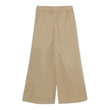 Twinset Pantalone Tinta Unita Modello A Palazzo per Bambina 251GJ2400 BEIGE TWINSET 