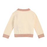 STELLA McCARTNEY cardigan tinta unita con ricami Panna per Neonata TV9050 PANNA STELLA McCARTNEY 