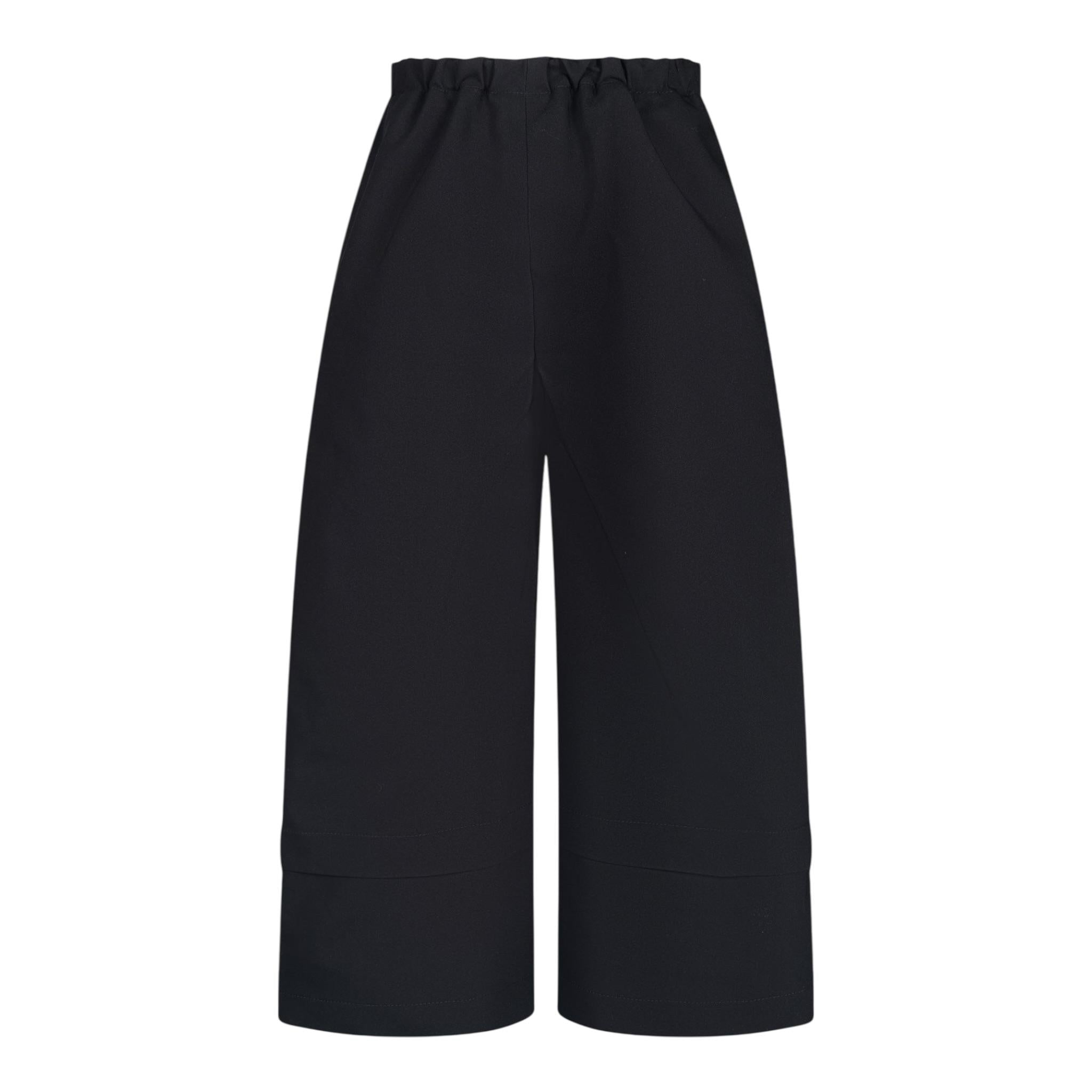 Marc Ellis Pantalone Tinta Unita Modello A Palazzo per Bambina JMJPT16475 NERO MARC ELLIS 