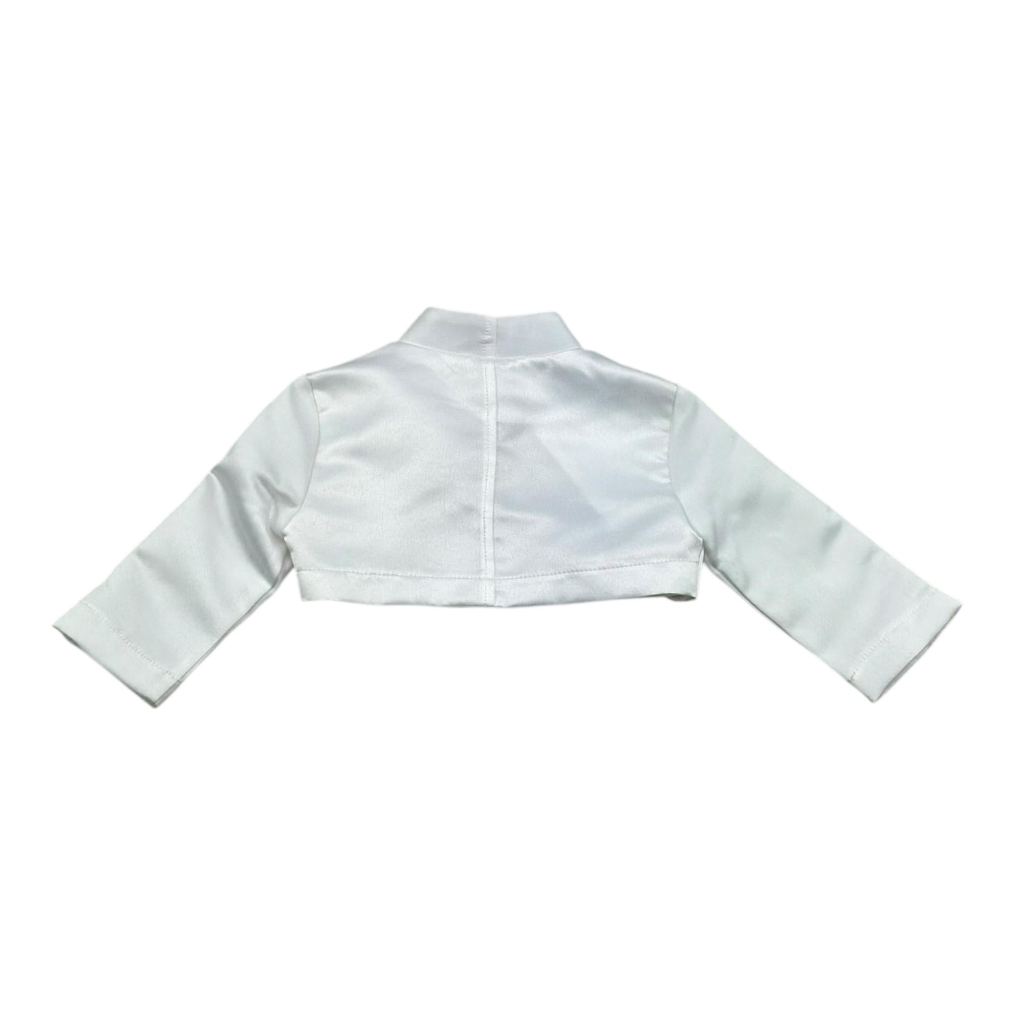 Meilisa Bai Coprispalle Tinta Unita per Neonata FL6284N BIANCO MEILISA BAI 