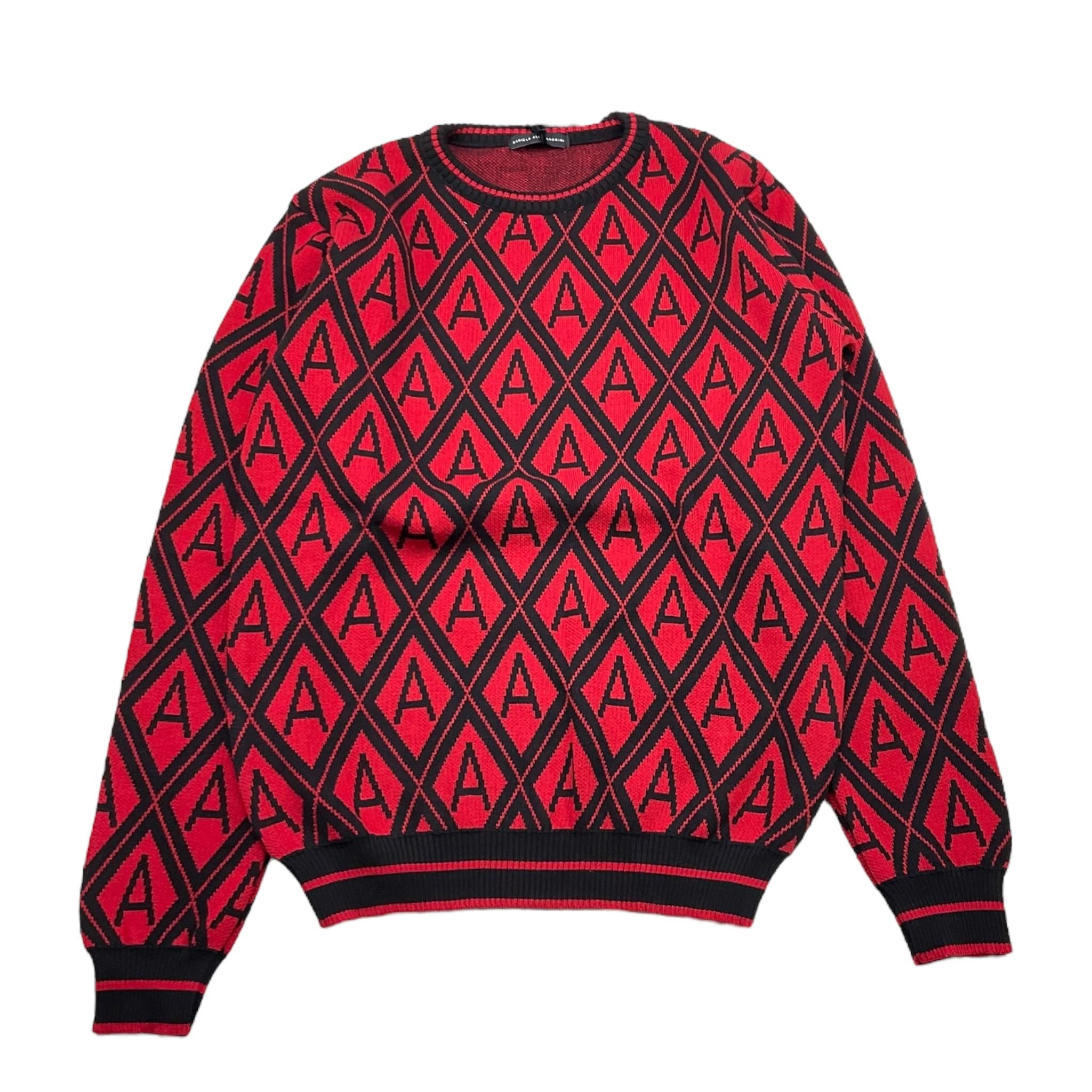 DANIELE ALESSANDRINI maglia tinta unita girocollo con stampa Rosso per Bambino 1231W00055 ROSSO DANIELE ALESSANDRINI 