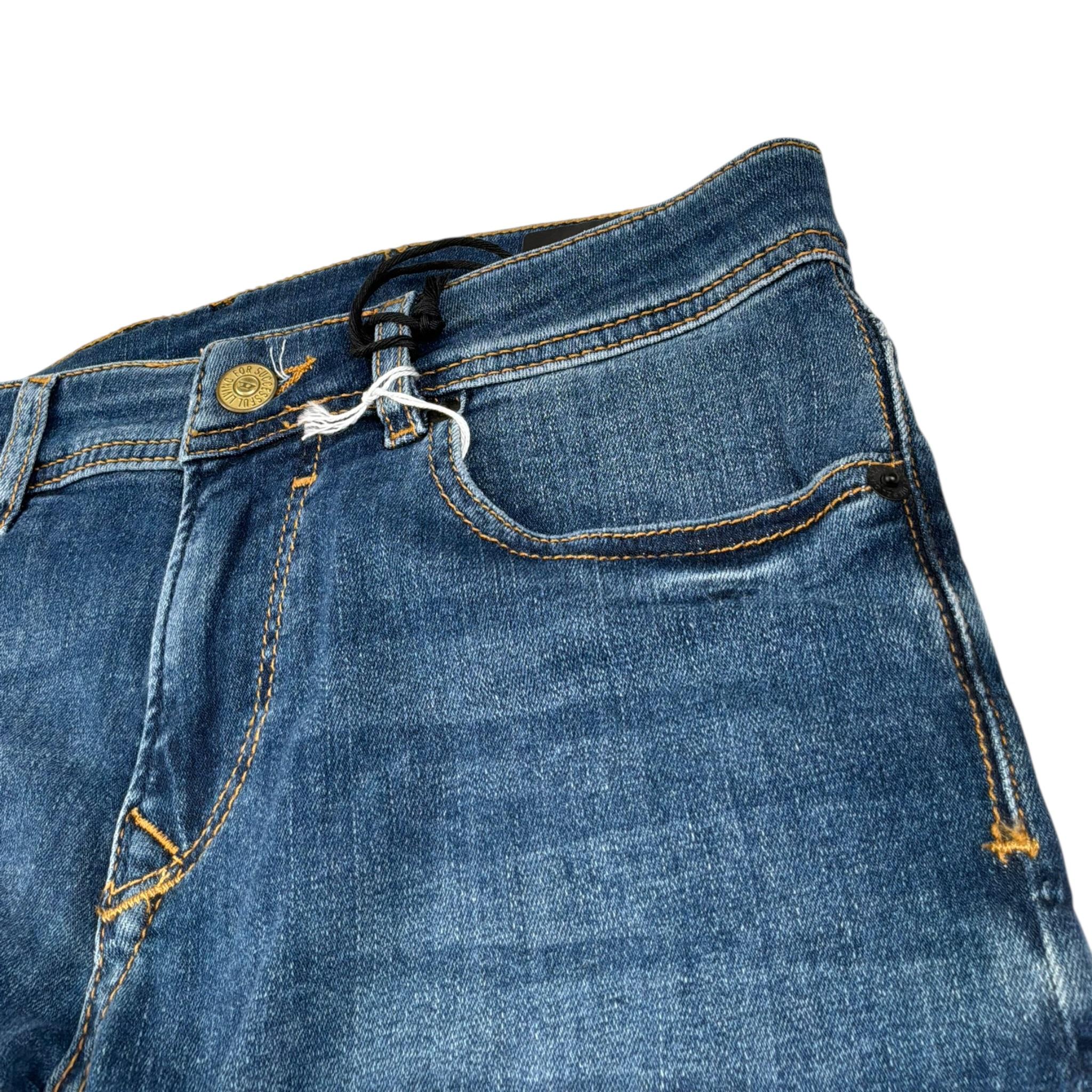 Diesel Jeans Tinta Unita con Girovita Regolabile per Bambino J000509 BLU DIESEL 