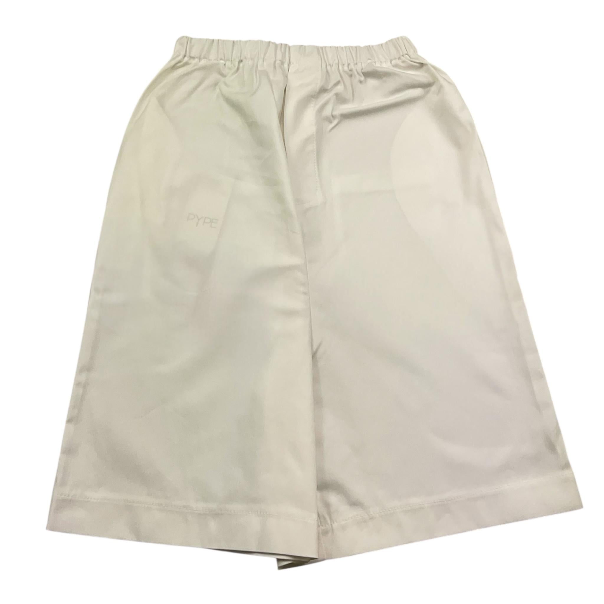 Pype Pantalone Tinta Unita Modello Palazzo per Bambina NAMABAY BIANCO PYPE 