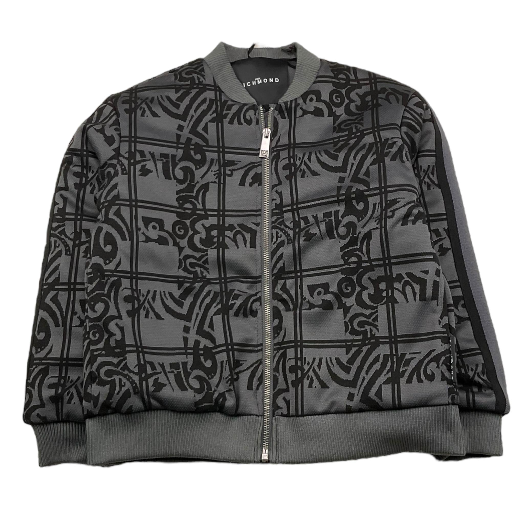JOHN RICHMOND giubbino tinta unita con stampa in contrasto Grigio per Bambino RBA25164FE GRIGIO JOHN RICHMOND 