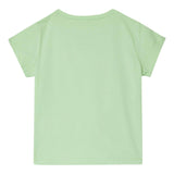 Liu Jo T-Shirt Girocollo Tinta Unita con Brillantini per Neonata KA5081NX VERDE LIU JO 