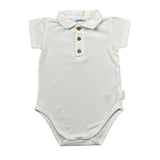 Laranjinha Body Mezza Manica Tinta Unita per Neonato 92951V5809M61 BIANCO LARANJINHA 