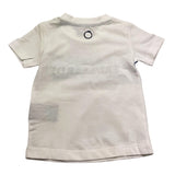 Trussardi T-Shirt Girocollo Tinta Unita con Logo per Neonato TIP24035TS BIANCO TRUSSARDI 