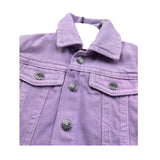 John Richmond Giubbino In Denim Tinta Unita per Neonata RIP26091GB LILLA JOHN RICHMOND 