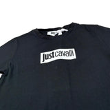Just Cavalli T-Shirt Girocollo tinta unita con Stampa Nero per Bambino JMTS002 NERO JUST CAVALLI 