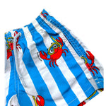 Saint Barth Costume Modello Boxer Tinta Unita con Stampa per Bambino SUBCRAF BIANCO SAINT BARTH 