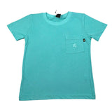 4Giveness T-Shirt Tinta Unita Girocollo per Bambina FGCB4077 VERDE ACQUA 4GIVENESS 