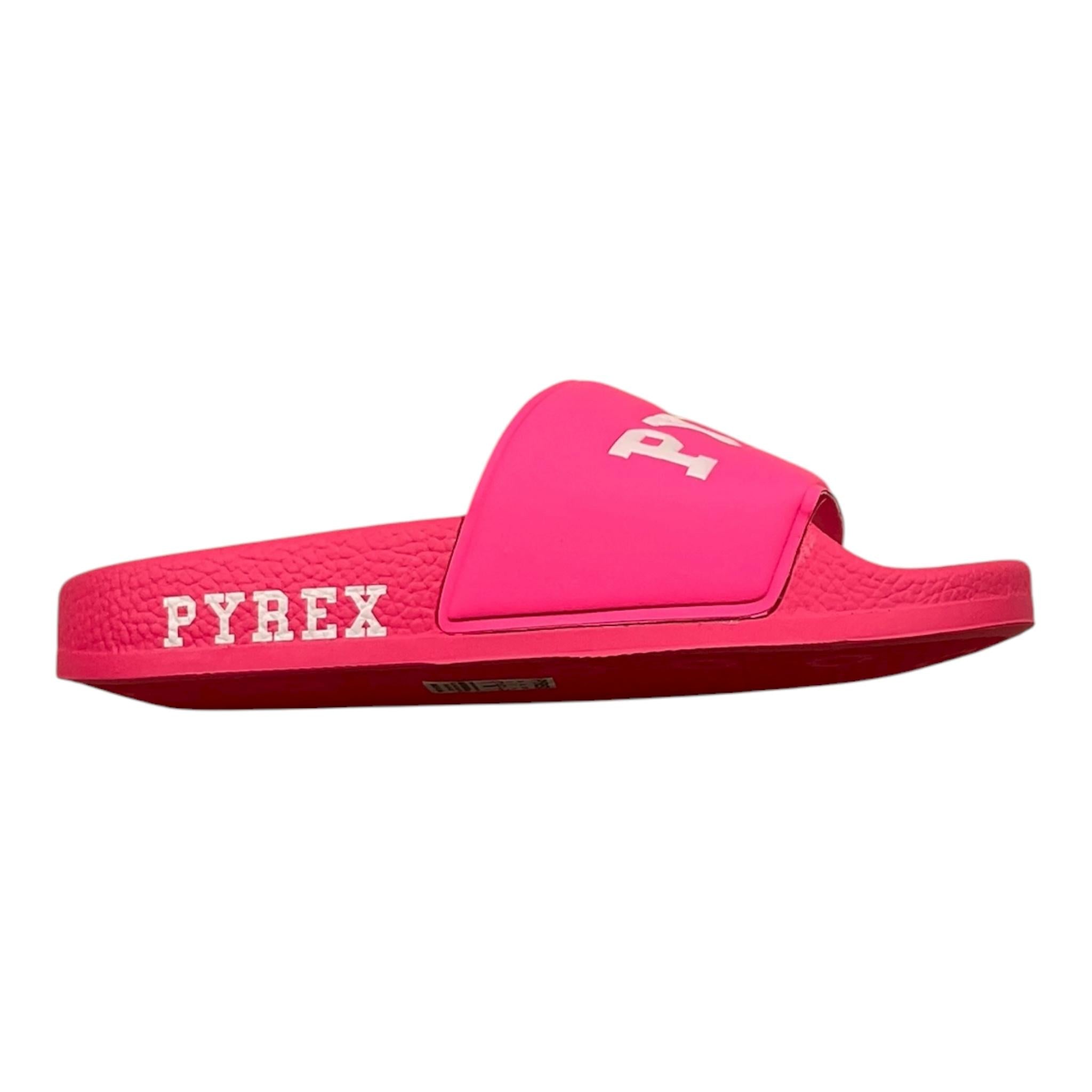 Pyrex Ciabatta Tinta Unita con Logo per Bambina 028297 ROSA FLUO PYREX 