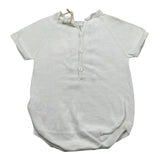 Wedoble Pagliaccetto Mezza Manica Tinta Unita per Neonato V2501305R BIANCO WEDOBLE 