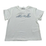 M+E' T-Shirt Girocollo tinta unita con Stampa Bianco per Neonata UE1405 BIANCO M+E' 