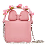 Monnalisa Mini Borsa Tinta Unita con Applicazioni per Bambina 39E003 ROSA MONNALISA 