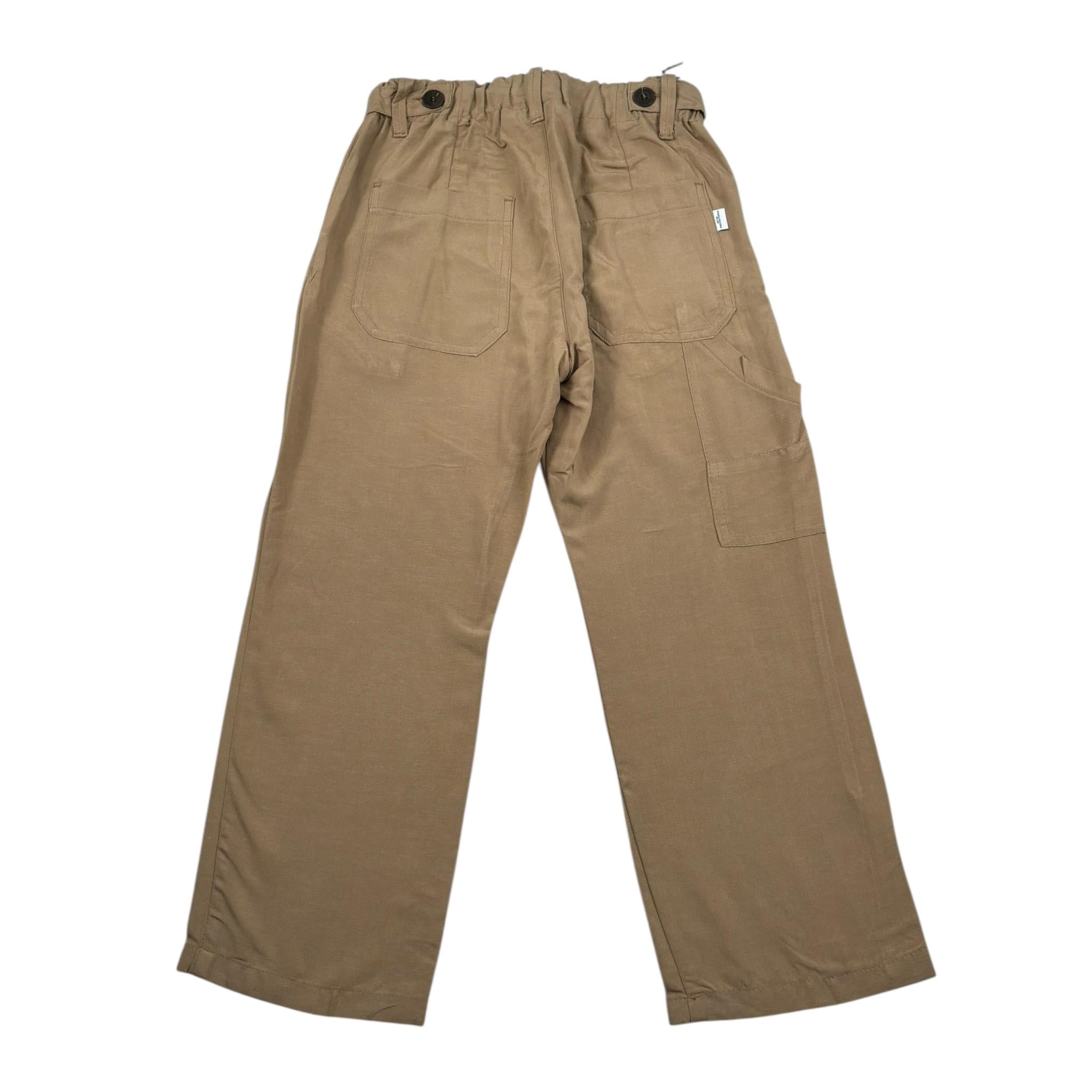 Paolo Pecora Pantalone Tinta Unita con Elastico In Vita per Bambino PP4002X BEIGE PAOLO PECORA 
