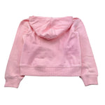 Moschino Felpa Tinta Unita con Cappuccio E Stampa per Bambina HQF07K ROSA MOSCHINO 