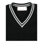 ELISABETTA FRANCHI gilet in maglia scollo a v tinta unita Nero per Bambina EFMA153 NERO ELISABETTA FRANCHI 