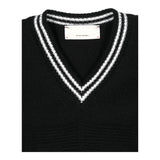 ELISABETTA FRANCHI gilet in maglia scollo a v tinta unita Nero per Bambina EFMA153 NERO ELISABETTA FRANCHI 