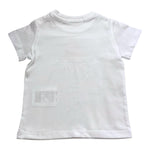 Replay T-Shirt Girocollo Tinta Unita con Stampa per Bambina PG7472J BIANCO REPLAY 