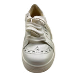 Montelpare Sneakers Tinta Unita con Lacci per Neonata MIT7959N BIANCO MONTELPARE 