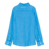 Saint Barth Camicia Manica Lunga Tinta Unita per Bambino AGN00010 TIFFANY SAINT BARTH 