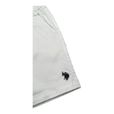 U.S. Polo Assn Bermuda Tinta Unita con Elastico In Vita per Bambino US41557 BIANCO U.S. POLO ASSN 