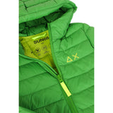 Sun68 Giubbino Tinta Unita con Cappuccio per Bambino R44301 VERDE SUN68 