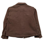 DUSTY COLOR camicia manica lunga tinta unita Marrone per Bambino DUXF4037OS MARRONE DUSTY COLOR 